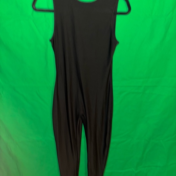 Amazon Pants - Amazon Black Sleeveless Jumpsuit